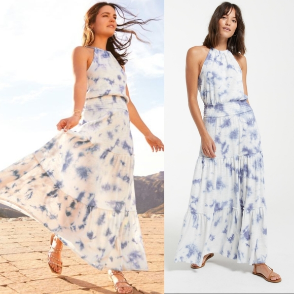 Z Supply Dresses & Skirts - Z SUPPLY Beverly Cloud Tie Dye Maxi Dress